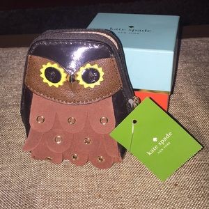 NWT Kate Spade Owl coin purse